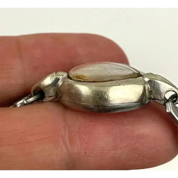 VTG Wittnauer Swiss Watch 10K RPG Bezel Stainless Steel Women's UNTESTED - Picture 16 of 16